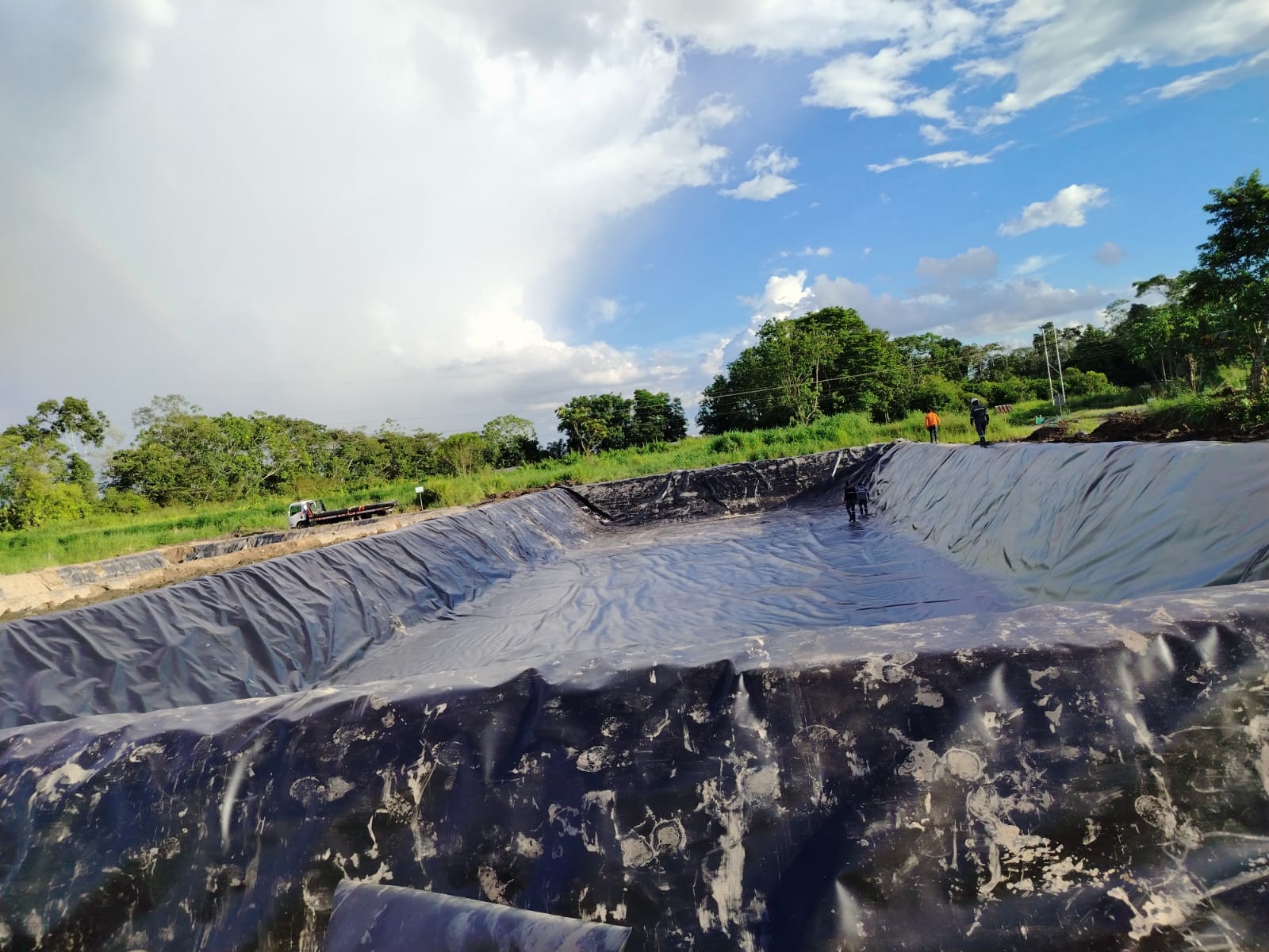 Reservorio para almacenamiento de agua